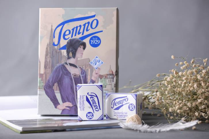 Tempo得宝88周年复刻版纸巾